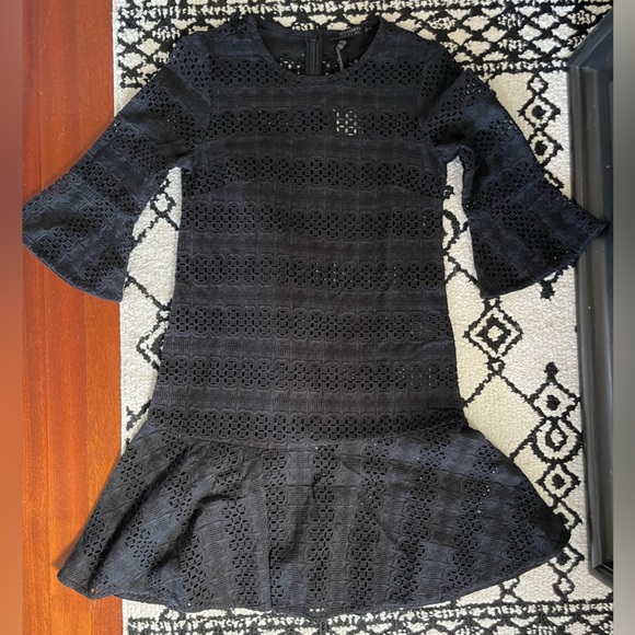NWT AllSaints Dakota Ruffle Dress - Picture 6 of 10